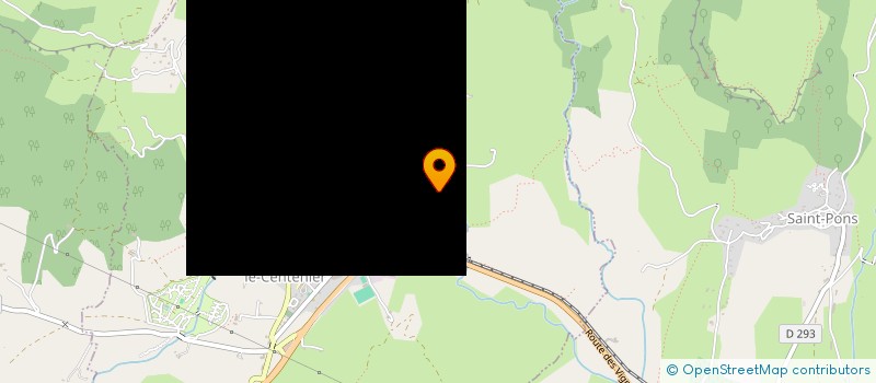 localisation de l'entreprise MONSIEUR AYMERIC MAGNIN  SAINT-JEAN-LE-CENTENIER