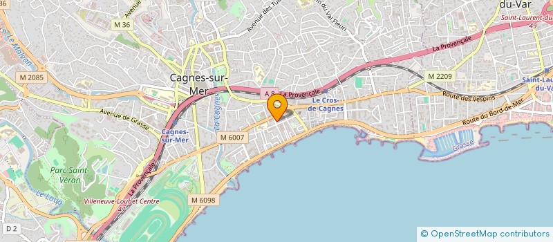 localisation de l'entreprise MONSIEUR AYMERIC MAILLARD à CAGNES-SUR-MER