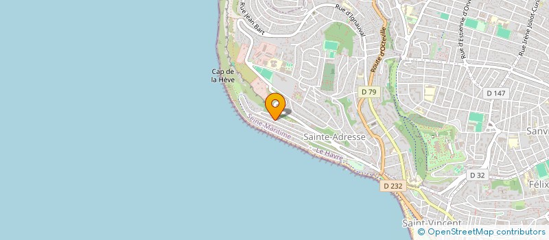 localisation de l'entreprise MONSIEUR AYMERIC MARTIN  SAINTE-ADRESSE