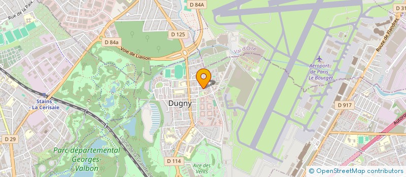 localisation de l'entreprise MONSIEUR AYMERIC MASSAMBA  DUGNY