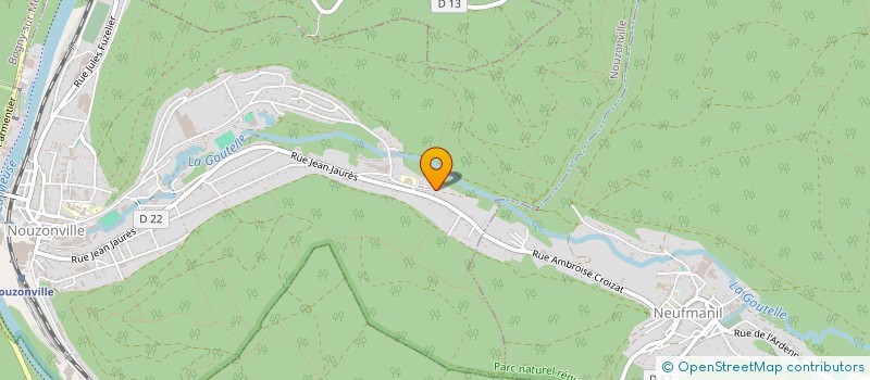 localisation de l'entreprise MONSIEUR AYMERIC MAUDOUX  NOUZONVILLE