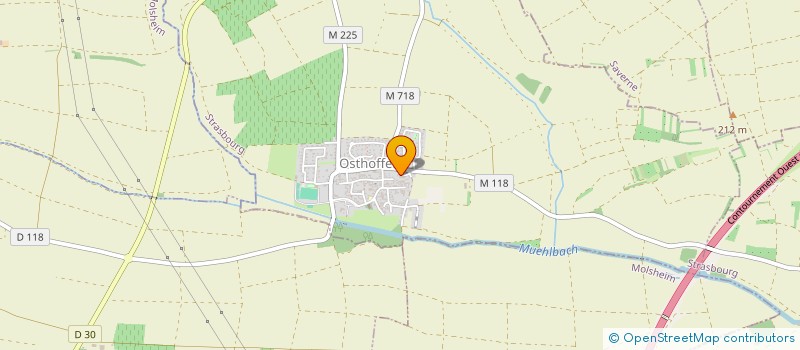 localisation de l'entreprise MONSIEUR AYMERIC MEYER  OSTHOFFEN