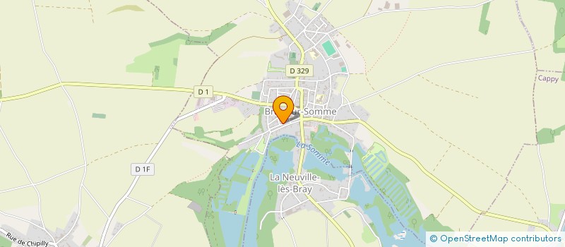 localisation de l'entreprise MONSIEUR AYMERIC MORELLE  BRAY-SUR-SOMME