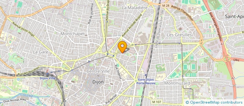 localisation de l'entreprise MONSIEUR AYMERIC PAPILLON à DIJON