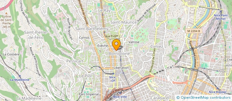 localisation de l'entreprise MONSIEUR AYMERIC PEALAT à NICE