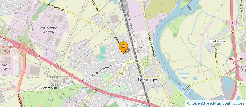 localisation de l'entreprise MONSIEUR AYMERIC PERRAUD  UCKANGE