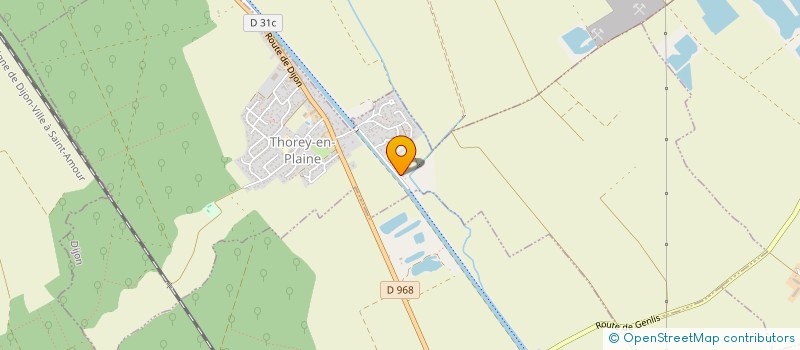 localisation de l'entreprise MONSIEUR AYMERIC PERRIGUEY  THOREY-EN-PLAINE