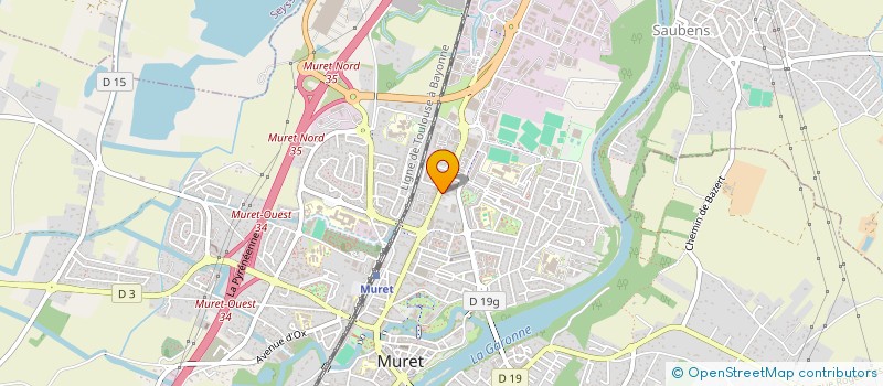 localisation de l'entreprise MONSIEUR AYMERIC PERUCH  MURET