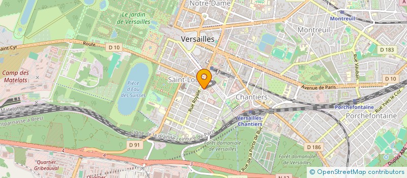 localisation de l'entreprise MONSIEUR AYMERIC PEUCHERET à VERSAILLES