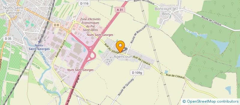 localisation de l'entreprise MONSIEUR AYMERIC PICARD  AGENCOURT