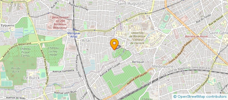 localisation de l'entreprise MONSIEUR AYMERIC PICHET  MERIGNAC