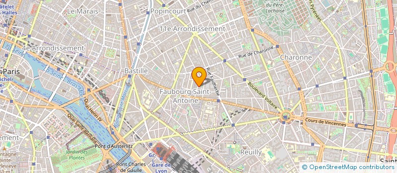 localisation de l'entreprise MONSIEUR AYMERIC PICHEVIN  PARIS