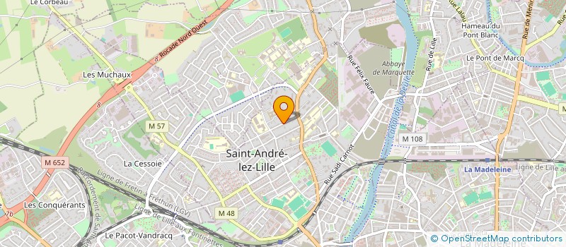 localisation de l'entreprise MONSIEUR AYMERIC PICHON à SAINT-ANDRE-LEZ-LILLE