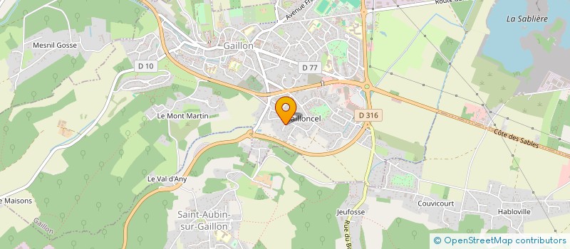 localisation de l'entreprise MONSIEUR AYMERIC PIE  GAILLON