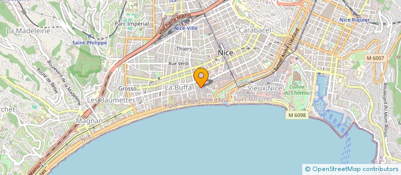 localisation de l'entreprise MONSIEUR AYMERIC PLANET  NICE