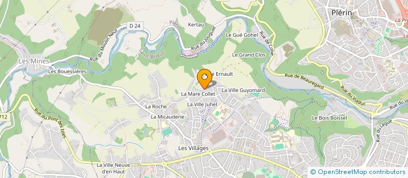 localisation de l'entreprise MONSIEUR AYMERIC POIRIER à SAINT-BRIEUC