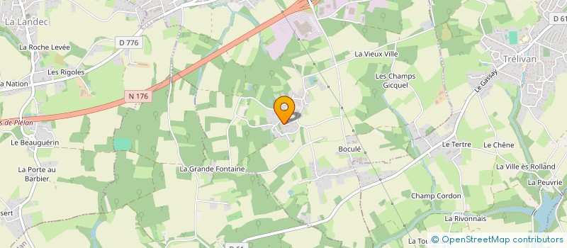 localisation de l'entreprise MONSIEUR AYMERIC POISSON  VILDE-GUINGALAN