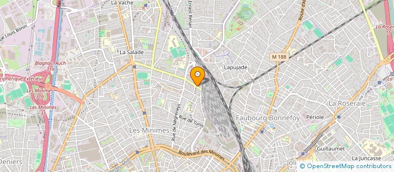 localisation de l'entreprise MONSIEUR AYMERIC PORTRETS  TOULOUSE