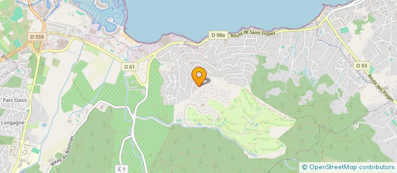 localisation de l'entreprise MONSIEUR AYMERIC PROTARD  GASSIN