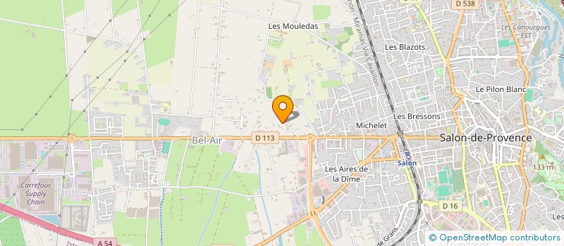 localisation de l'entreprise MONSIEUR AYMERIC QUENETTE  SALON-DE-PROVENCE