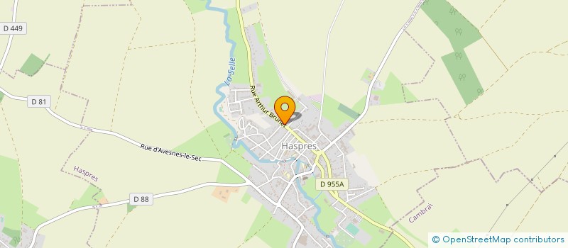 localisation de l'entreprise MONSIEUR AYMERIC RENARD  HASPRES