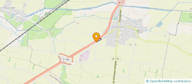 localisation de l'entreprise MONSIEUR AYMERIC REVERSEAU  EPANNES