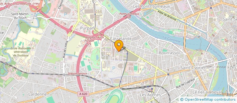 localisation de l'entreprise MONSIEUR AYMERIC RICARD à TOULOUSE