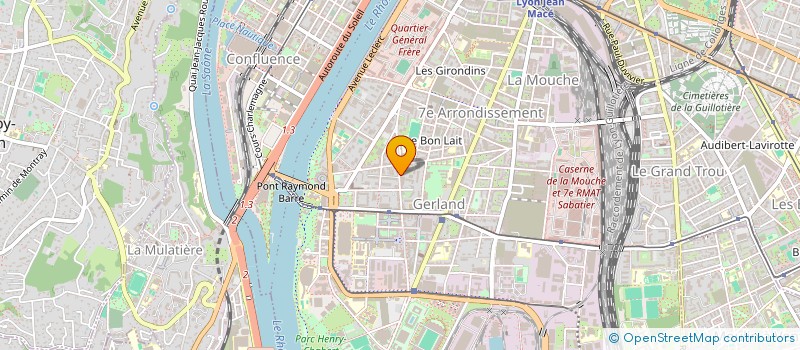 localisation de l'entreprise MONSIEUR AYMERIC ROSIER  LYON