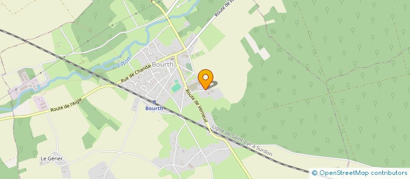 localisation de l'entreprise MONSIEUR AYMERIC ROUAULT DE COLIGNY  BOURTH