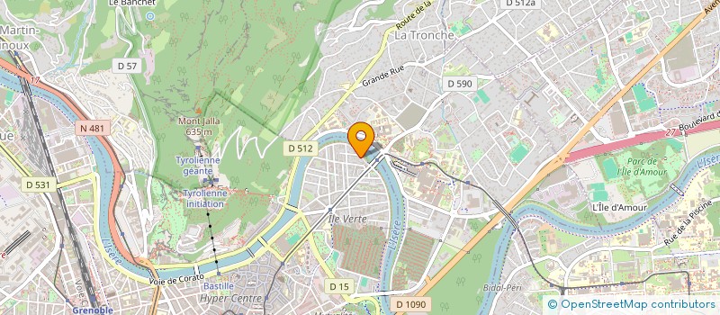 localisation de l'entreprise MONSIEUR AYMERIC RUET à GRENOBLE