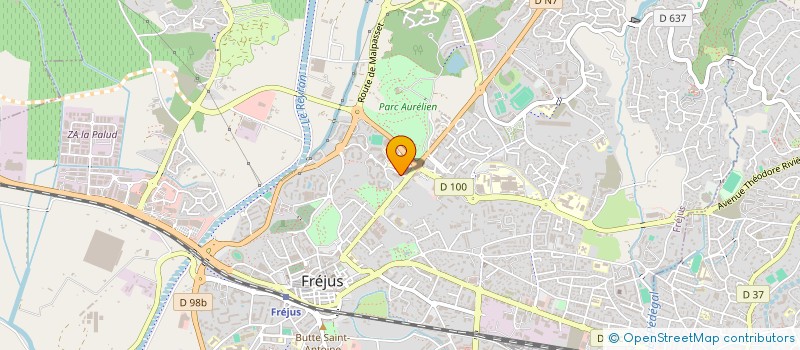 localisation de l'entreprise MONSIEUR AYMERIC SALLAN à FREJUS