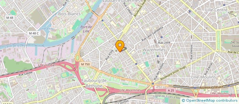 localisation de l'entreprise MONSIEUR AYMERIC SCHTICKZELLE à LILLE