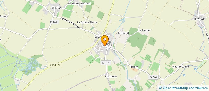 localisation de l'entreprise MONSIEUR AYMERIC SEGUINAUD à ARCES