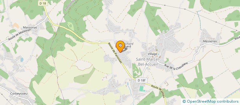 localisation de l'entreprise MONSIEUR AYMERIC SEIGLE  SAINT-MARCEL-BEL-ACCUEIL