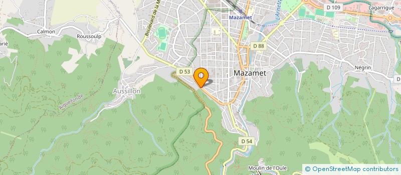 localisation de l'entreprise MONSIEUR AYMERIC SEVERAC  MAZAMET