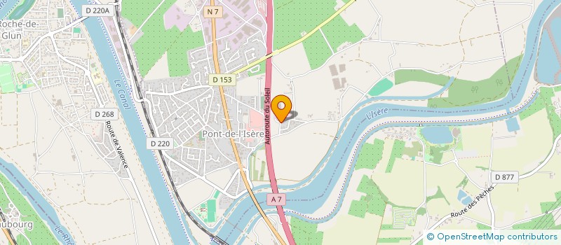 localisation de l'entreprise MONSIEUR AYMERIC SYRE  PONT-DE-L'ISERE