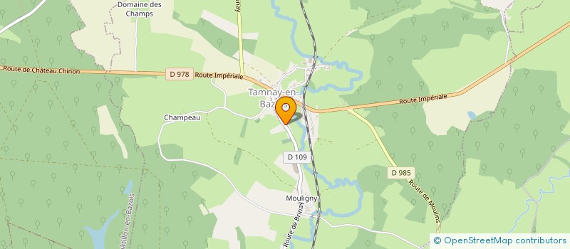 localisation de l'entreprise MONSIEUR AYMERIC TERPENT-ORDACIERE à TAMNAY-EN-BAZOIS
