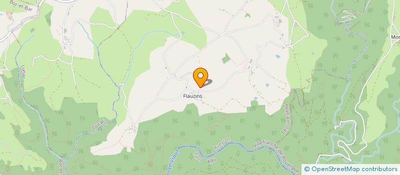 localisation de l'entreprise MONSIEUR AYMERIC TEXIER  LESCURE-JAOUL