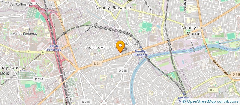 localisation de l'entreprise MONSIEUR AYMERIC THIVELLIER  LE PERREUX-SUR-MARNE