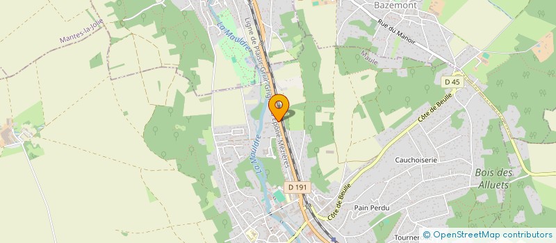 localisation de l'entreprise MONSIEUR AYMERIC TISSIER  MAULE