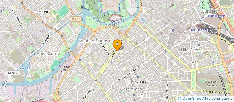 localisation de l'entreprise MONSIEUR AYMERIC VANDELANNOITTE  LILLE