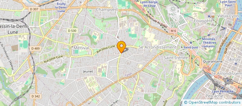 localisation de l'entreprise MONSIEUR AYMERIC VAUDELIN à LYON