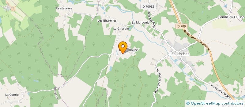 localisation de l'entreprise MONSIEUR AYMERIC VERLEY  LES LECHES