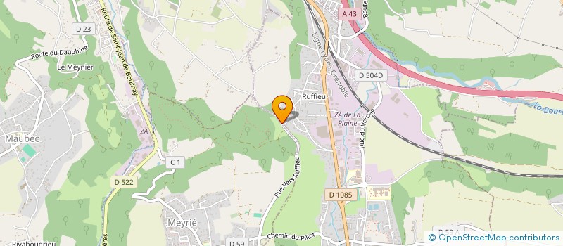 localisation de l'entreprise MONSIEUR AYMERIC VERRON  NIVOLAS-VERMELLE