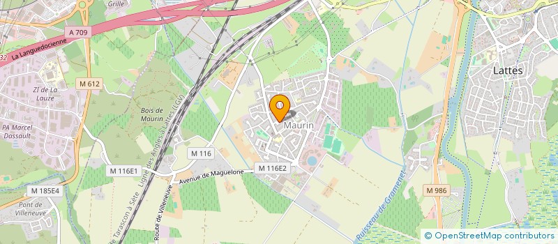 localisation de l'entreprise MONSIEUR AYMERIC VOLTZ à LATTES