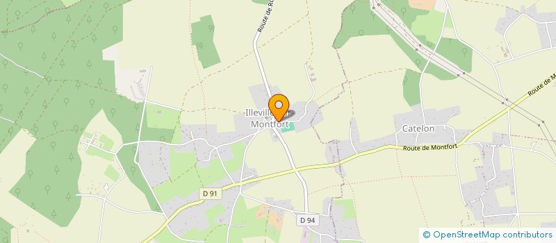 localisation de l'entreprise MONSIEUR AYMERIC WAXIN  ILLEVILLE-SUR-MONTFORT