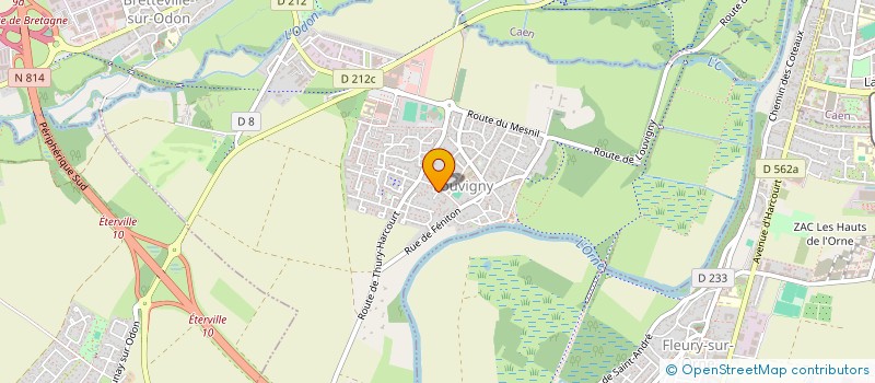 localisation de l'entreprise MONSIEUR AYMERIC YVER  LOUVIGNY