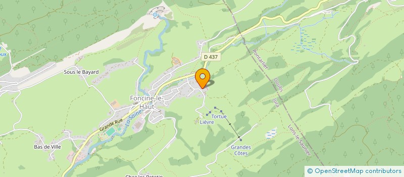 localisation de l'entreprise MONSIEUR AYMERICK ARRIGONI  FONCINE-LE-HAUT