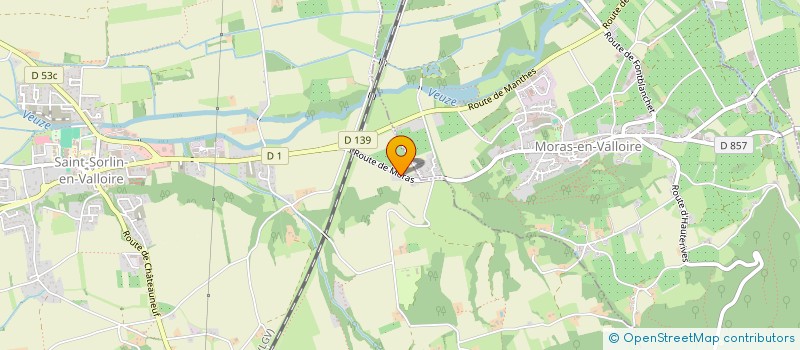 localisation de l'entreprise MONSIEUR AYMERICK BEAUDEAU  SAINT-SORLIN-EN-VALLOIRE