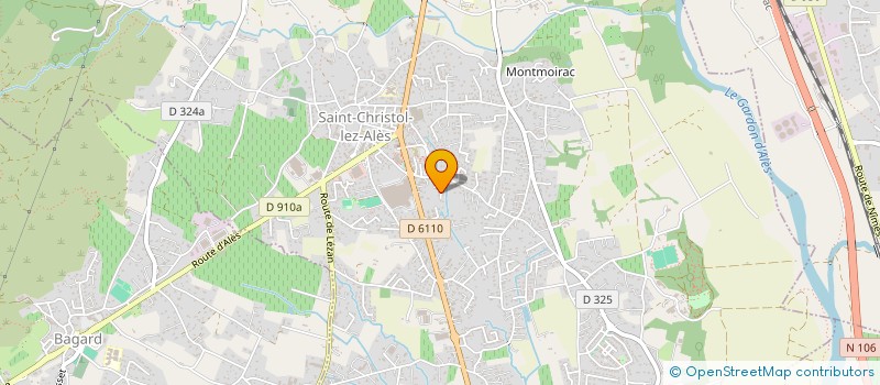 localisation de l'entreprise MONSIEUR AYMERICK BRES  SAINT-CHRISTOL-LEZ-ALES